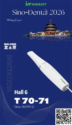 Exhibition Preview | Aident Cordially Invites You To Sino-Dental 2026 in Beij...