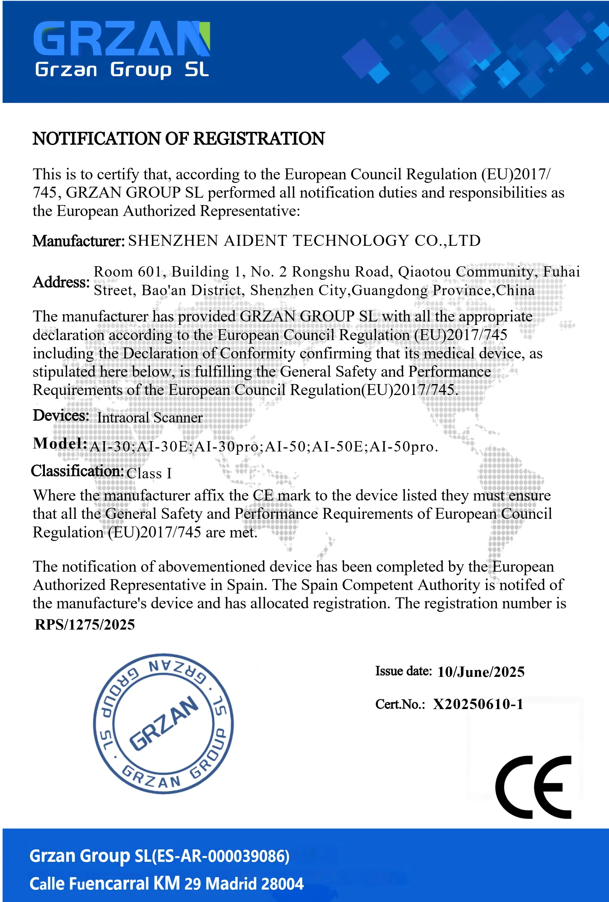 GRZAN GROUP SL-SHENZHEN AIDENT TECHNOLOGY COLTD--CE02p1pdfgearcom GRZAN GROUP SL-SHENZHEN AIDENT TECHNOLOGY COLTD--CE02p1pdfgearcom