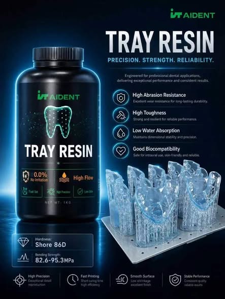 Aident Dental Tray Resin Successfully Obtains CE Certification, Advancing Digital Impression Work...